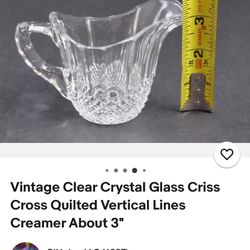 Vintage Clear Crystal 