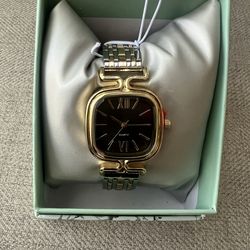 Black Square Face Quartz Watch