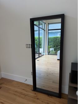 City Furniture "Madden" Dark Tone Floor Mirror - Local Delivery