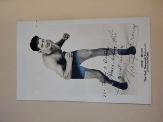 Super Old Boxing Hard With Autographs