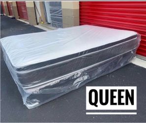 NEW Queen Size Mattress Set PillowTop  –  Same Day Delivery Available 🚚