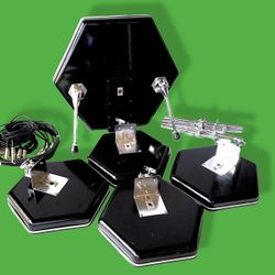 Rare! 1980’s Gretsch Blackhawk ED-700 Electronic Drum Pads w/XLR cable loom + SIMMONS mounts