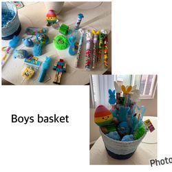 New Boys Easter Basket 