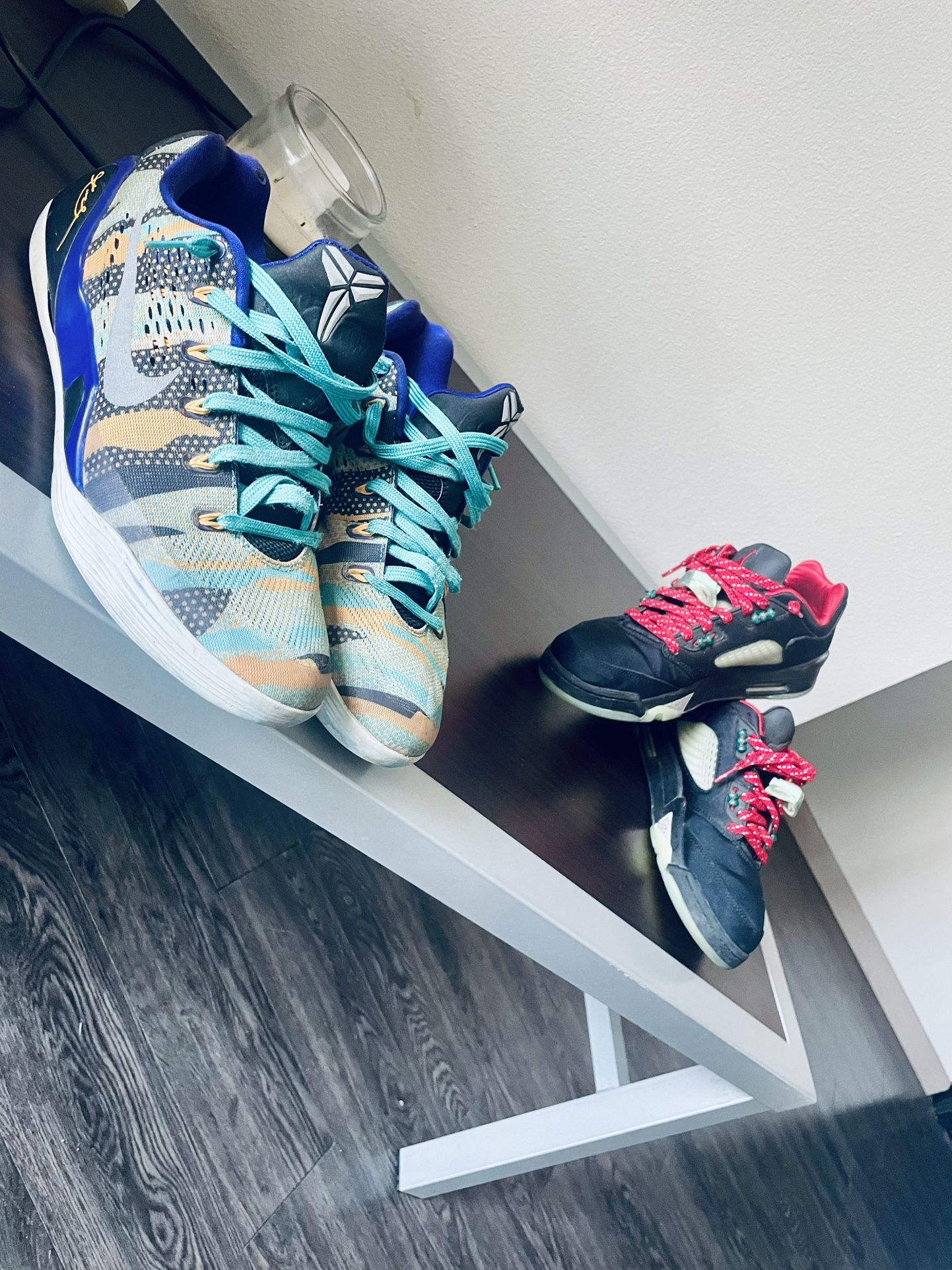 Kobe 9 EM X Jordan 5 Low Jade