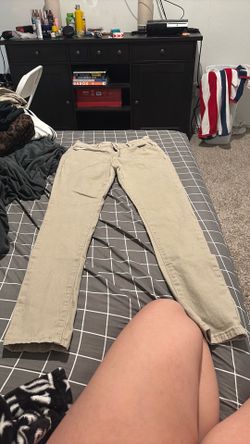 2 lover khaki pants size 11/12