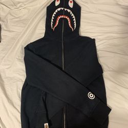 BAPE BLACK SS22 FULL ZIP HOODIE 