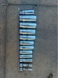 Snap on socket set