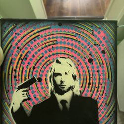 Kurt Cobain Wasted Paint Art