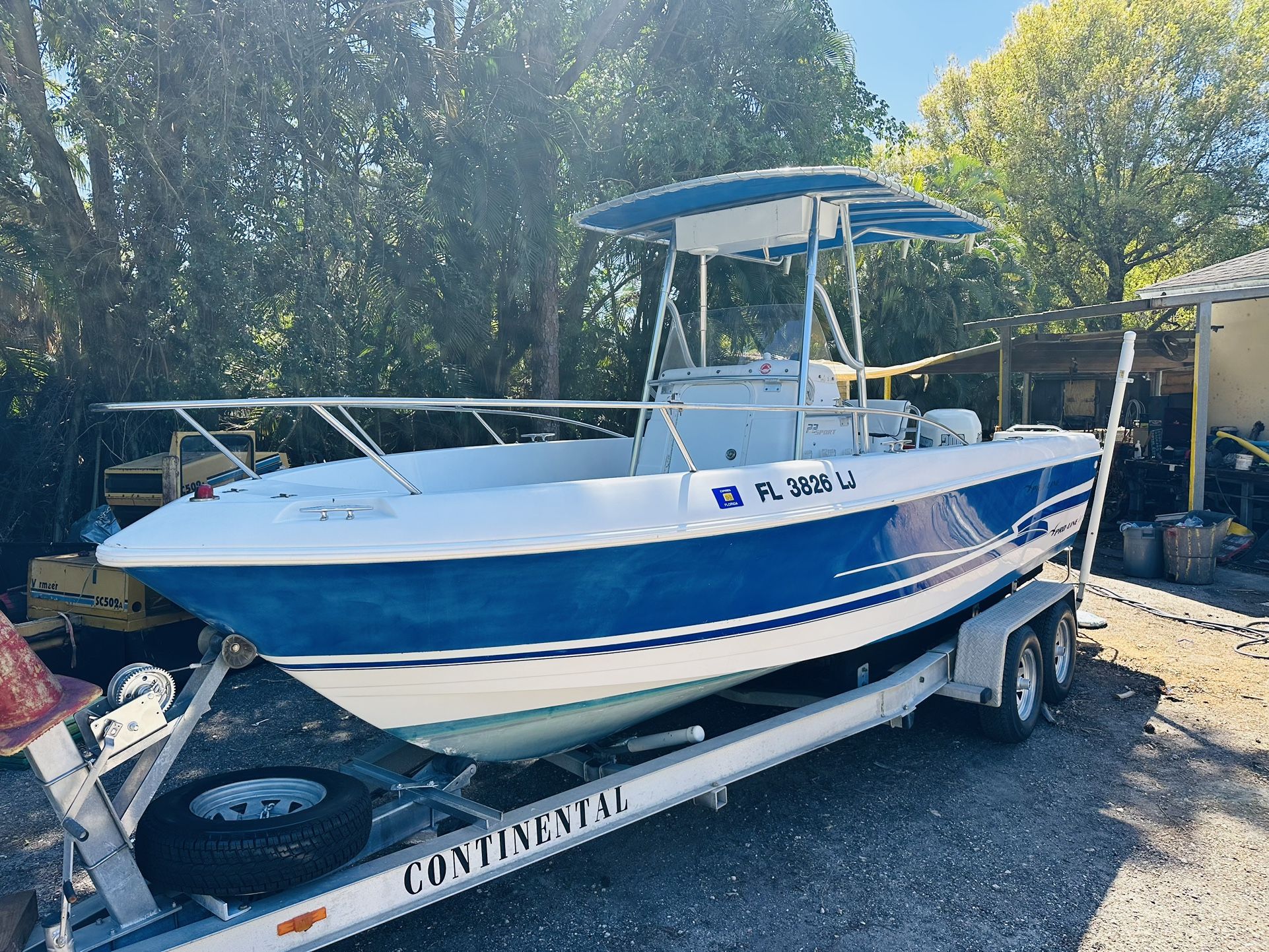 Gorgeous 24’ PROLINE center console boat / full tuneup, water, ready!!!