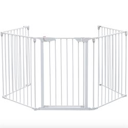 Bonnlo Baby Or Pet Gate Play Yard (120 Inch Wide)