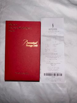 Baccarat rouge 540 And YSL Y