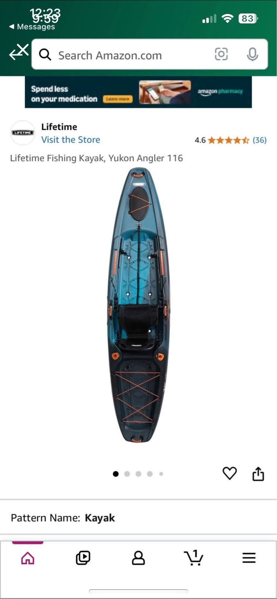 Lifetime Fishing Kayak