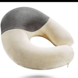 Memory Foam Travel Neck Pillow with Flight Traveling