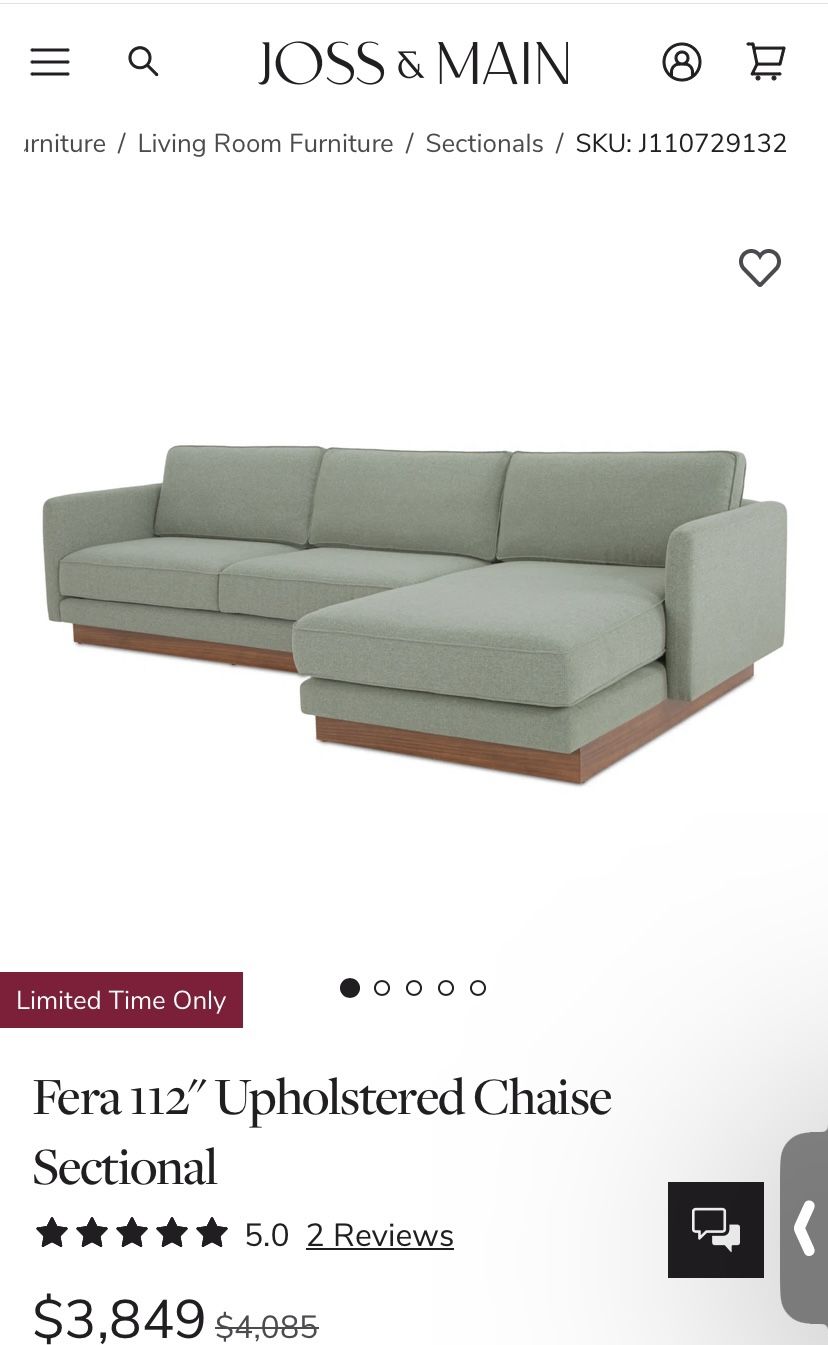 New In Box - Sectional Couch - Free Local Delivery