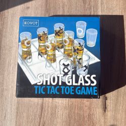 Shot Glass Tic Tac Toe Board Game