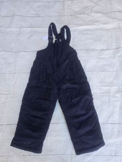 Climate Control Navy Snow Bibs Youth Size 4 (See Description).
