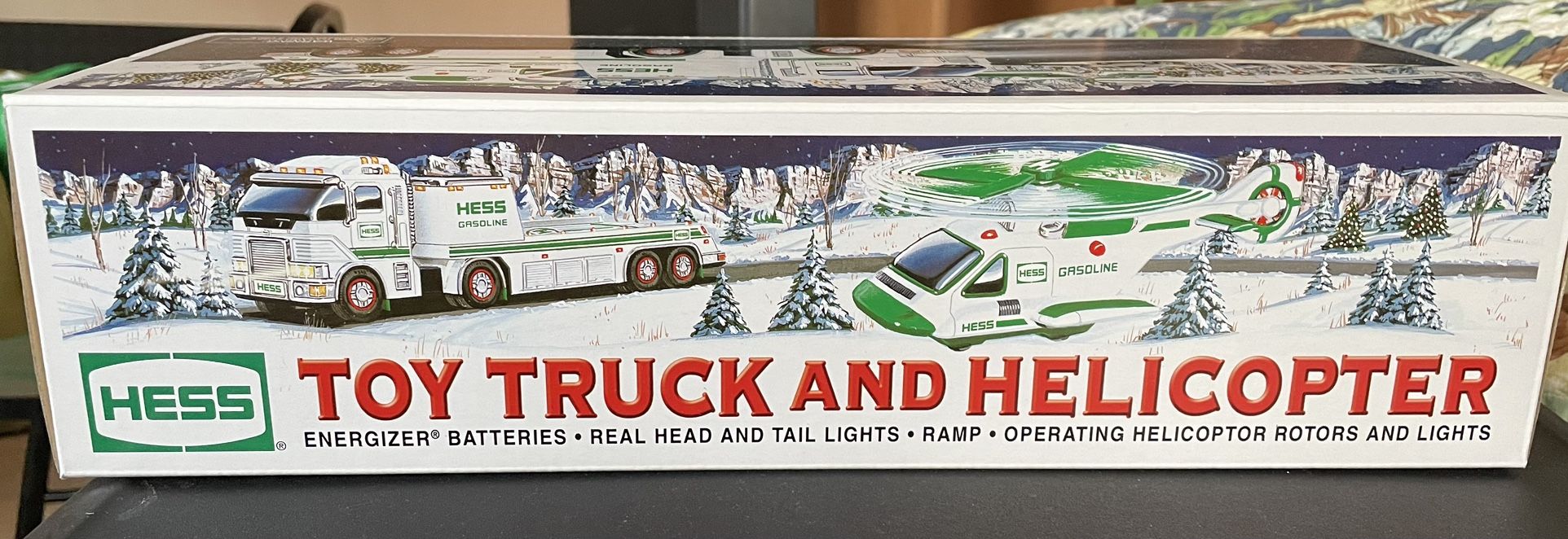 Hess, Toy Truck And Helicopter