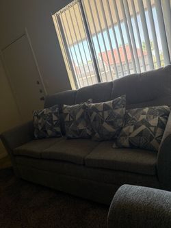 Gray couches brand new