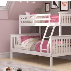 Twin over full bunk bed $299