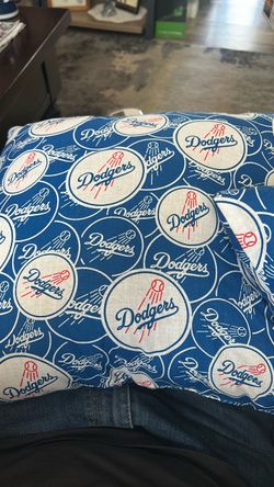 LA Dodgers Throw Pillow