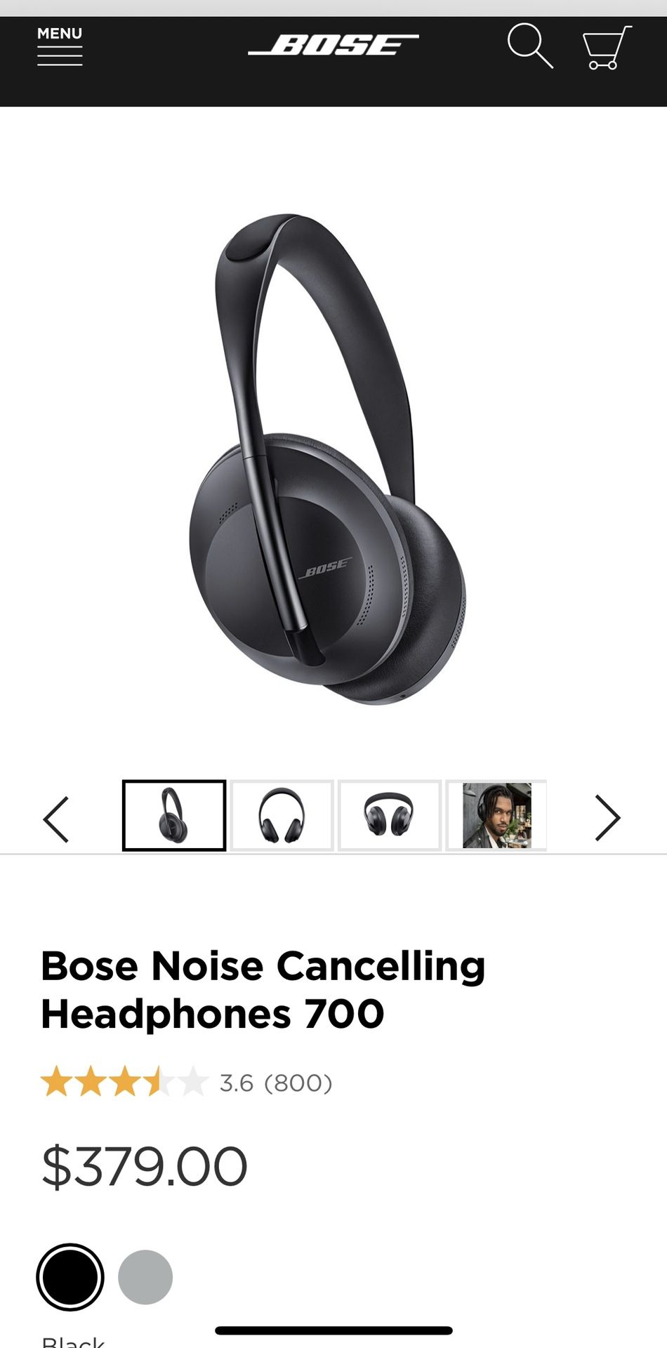 Bose 700 Noise Cancelling Headphones 