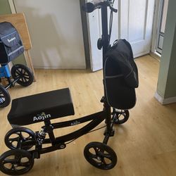 Aojin Knee Scooter Steerable Knee Walker  Knee Scooter