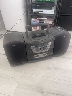 Sony Boombox CD Cassette Radio Player