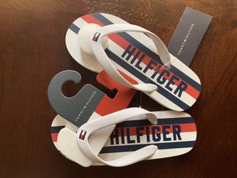 Tommy Hilfiger flip flops for big boys