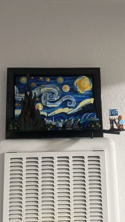 Built the starry night Lego