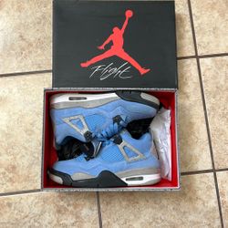 Air Jordan 4 Retro University Blue Size 6.5Y