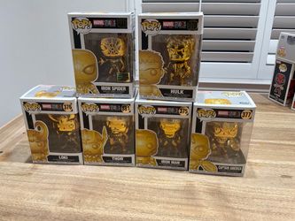 Marvel Gold Funko Pops