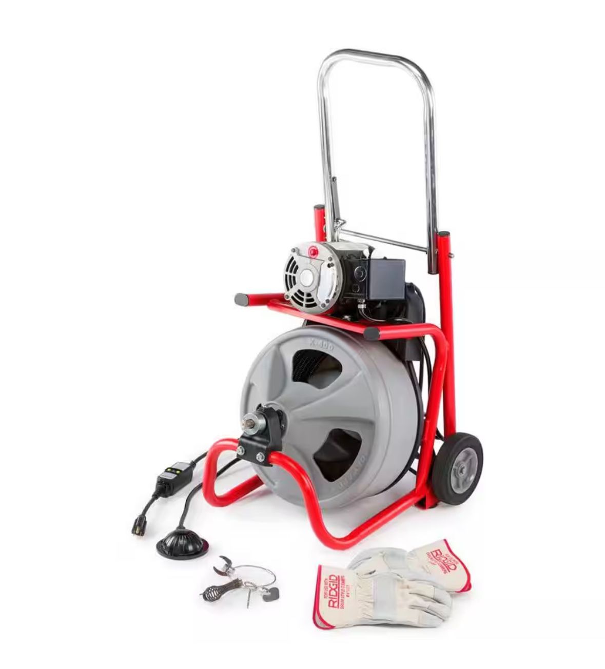 USED MAKE OFFER (new $597) RIDGID K-400 Drain Cleaning Snake Auger