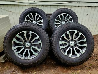 18" OEM Chevy Rims with All terrain tires