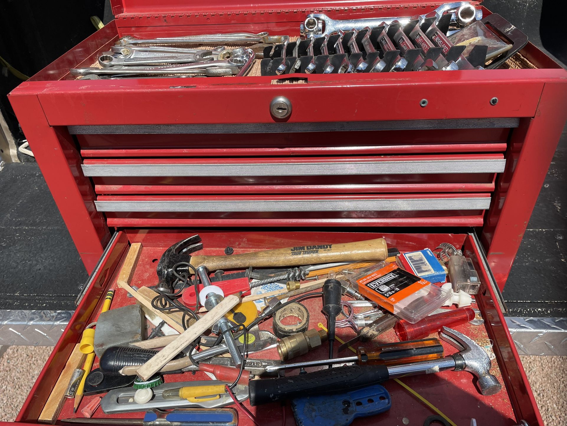 Top Box Tool Box With Misc Tools for Sale in Apache Junction, AZ OfferUp