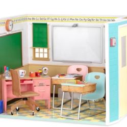 Our Generation Awesome Academy School Room playset for 18-inch dolls - Like New 