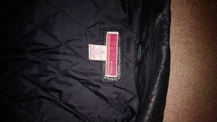 Men Leather Jacket (size Xl)