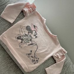 Baby Girl/Toddler Super Cute Disney Minnie Mouse Sweater Size 18 Months
