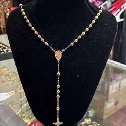 Plated Gold Rosary