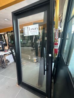 5-Luxury Door Systems Full Glass Entry Door 40x82-each $1999