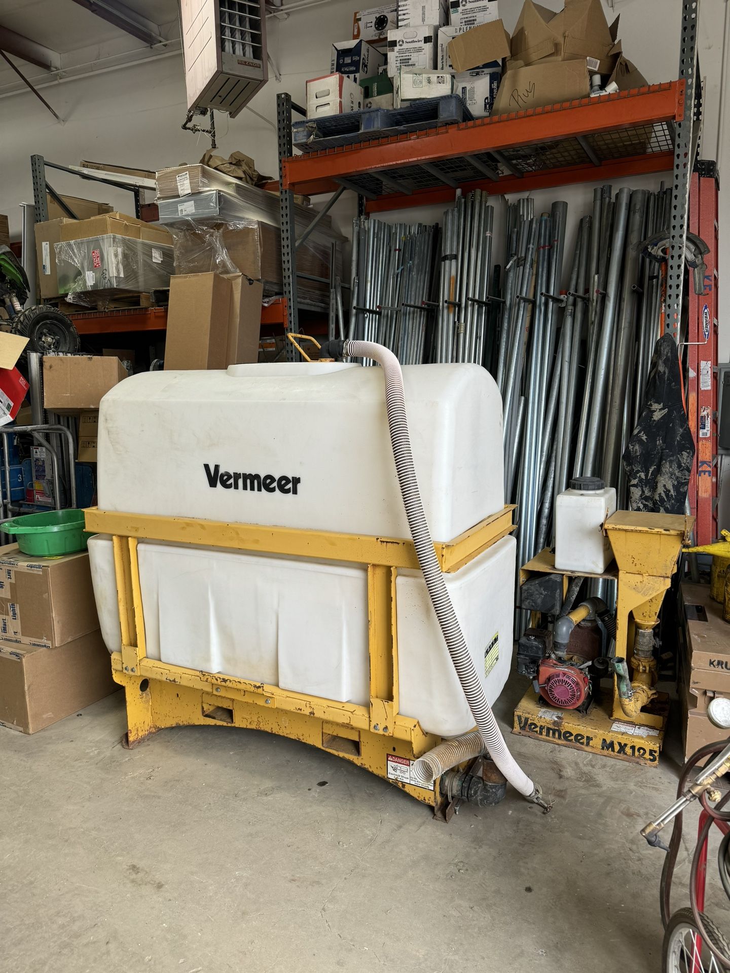 Vermeer 500 Gallon Water Tank & Mixer