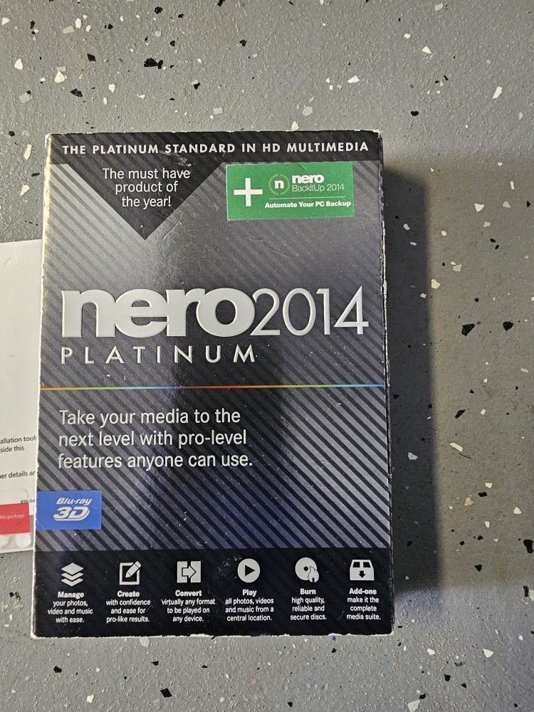 Software Nero Cd/DVD Burning And Editing, Windows 8,7