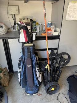 Golf Clubs, Bag & Cart