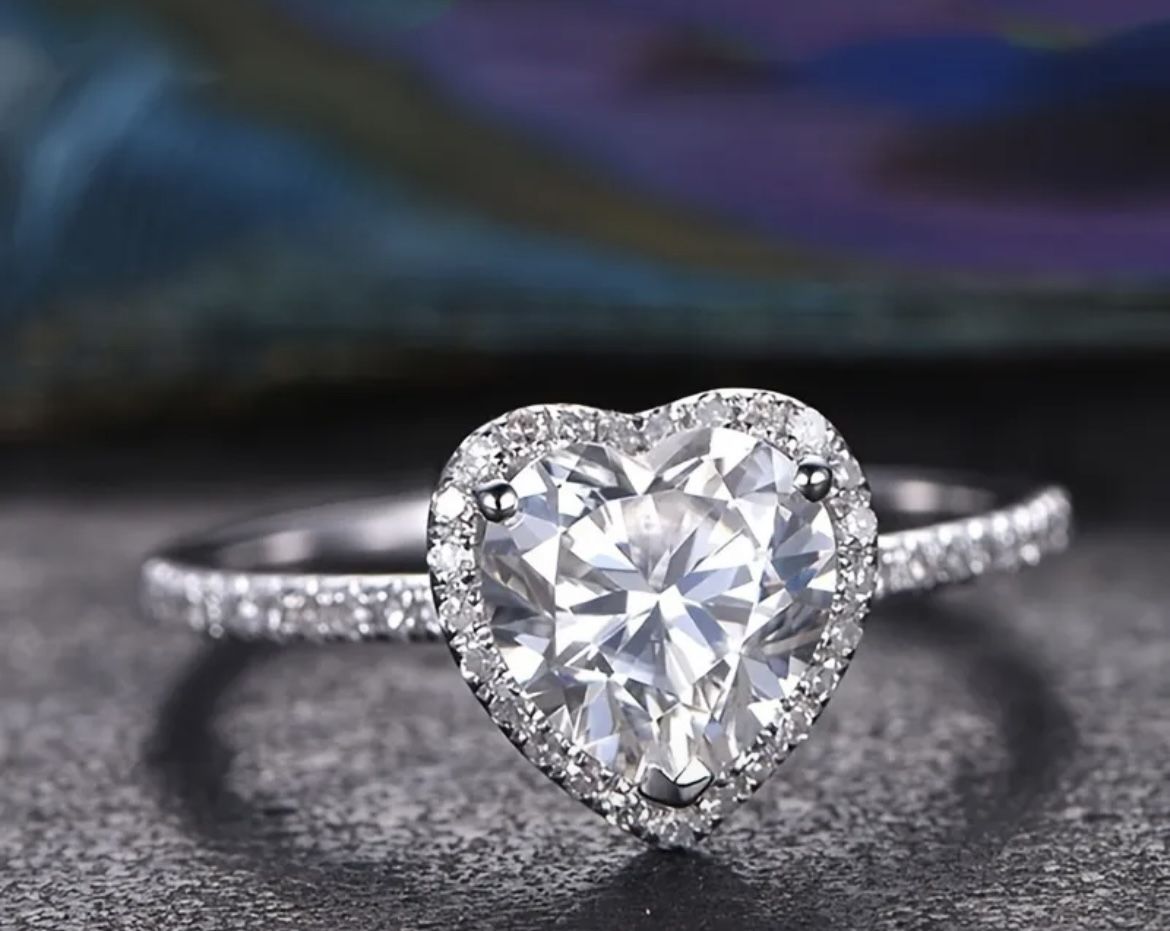 Gorgeous Lab Created Diamond Ring