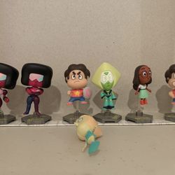 Steven Universe Funko Mystery Mini Figures Lot – Steven, Garnet, Peridot, Connie, Pearl (Loose)