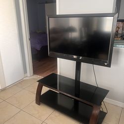 43” TV with stand