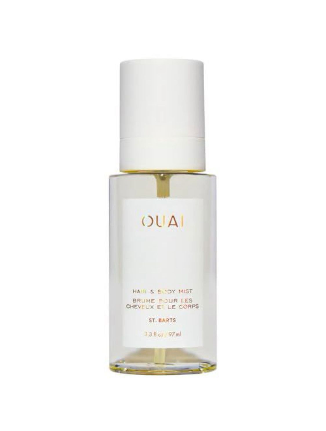 OUAI St. Barts Hair and Body Mist - Tropical-Scented Hair Perfume and Body Spray - Notes of Dragonfruit, Orange Blossom, Tuberose & Musk (3.3 Fl Oz)