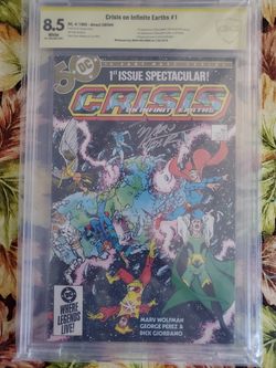 Crisis on infinite earth #1 SS by Marv Wolfmen
