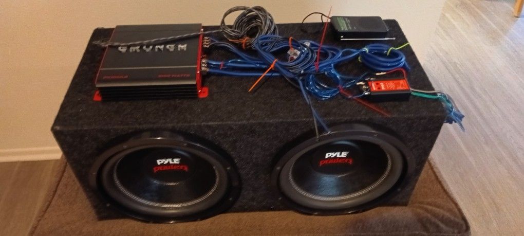 Subwoofer AMP And Box