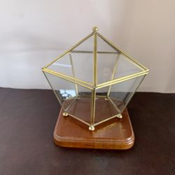 Glass Geometric Display Case