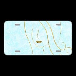 License Plate Novelty Car Front Background Scrapbooking Paper Texture